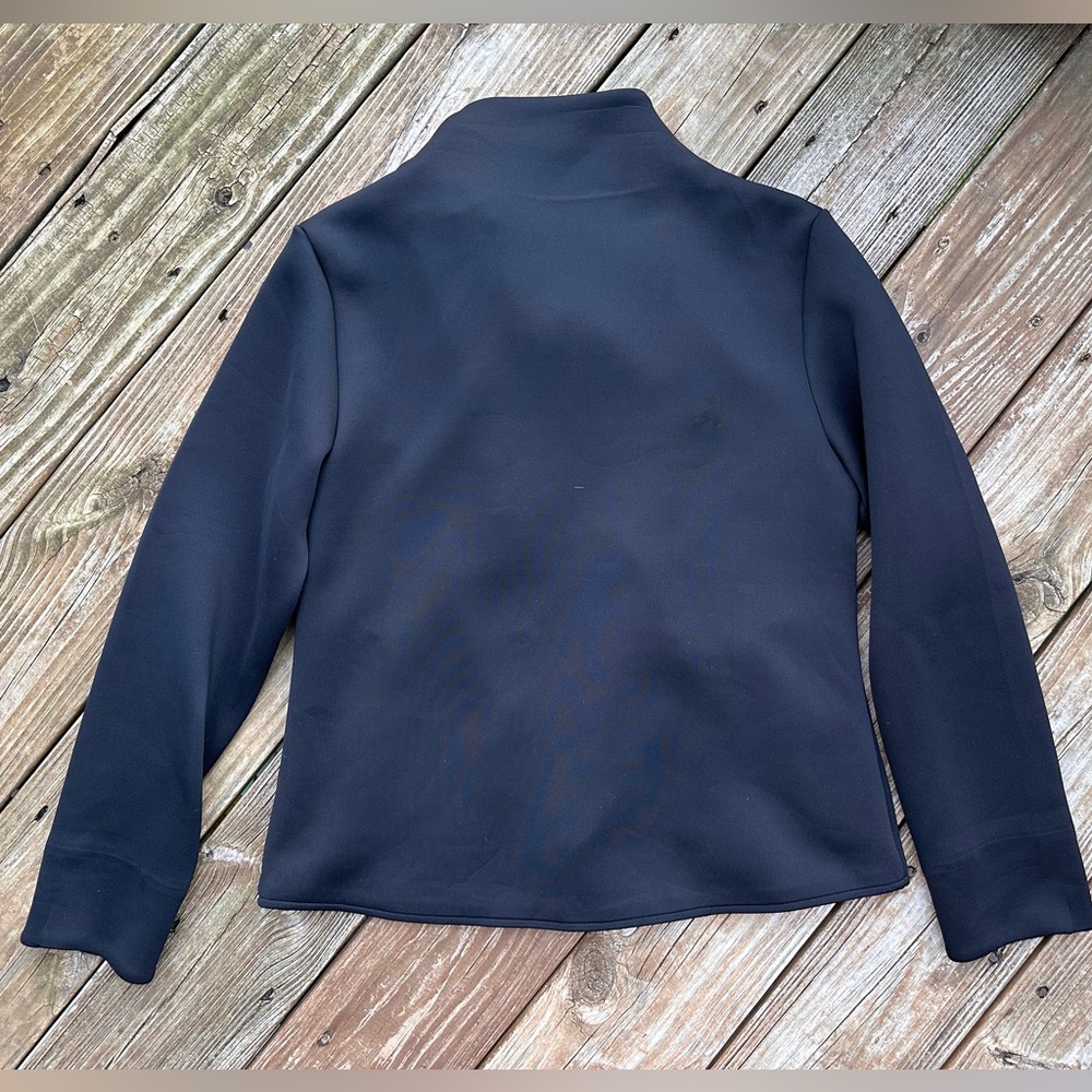 ADAY Up In The Air Jacket Scuba Asymmetrical Zip Biker Jacket - Picture 9 of 9